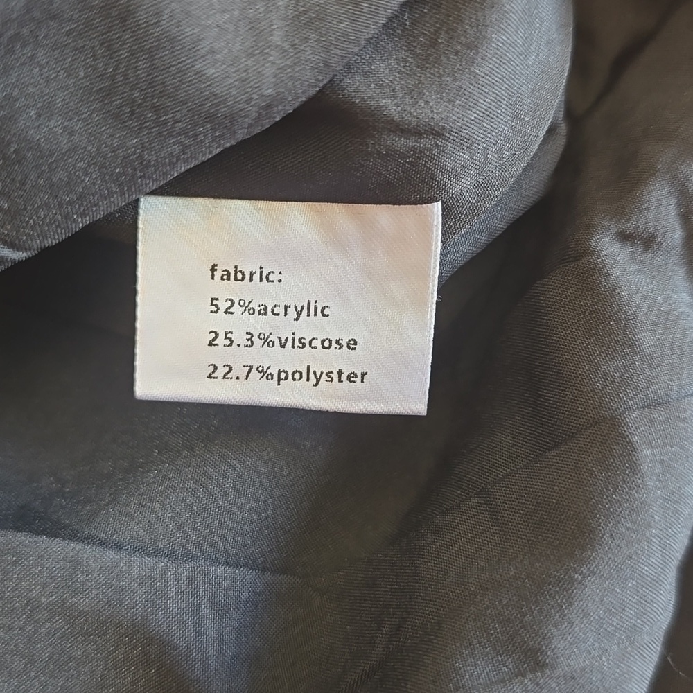 Haute Rogue Susan Geometric Mini Skirt Women's Sz. M asymmetrical Front overlay - Picture 11 of 13